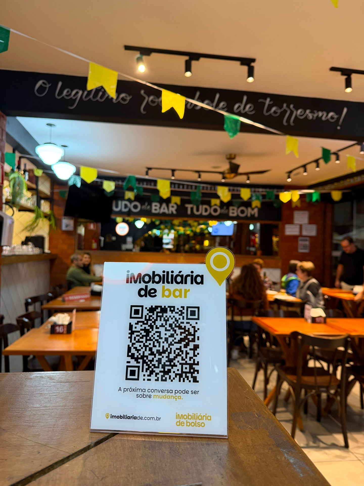 Display QR em bar
